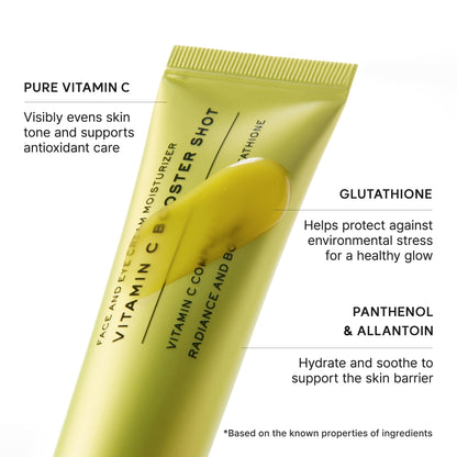 Veloriah™ Vitamin C Booster Shot, Pure Vitamin C + Glutathione for Bright, Healthy Skin Glow, 1.01 fl oz