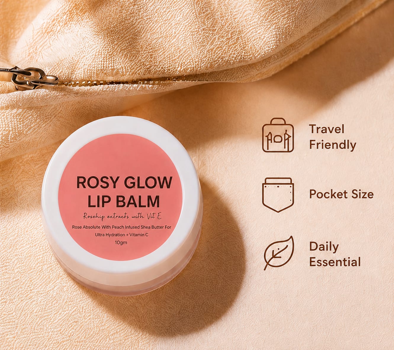 Veloriah™ Rosy Glow Lip Balm