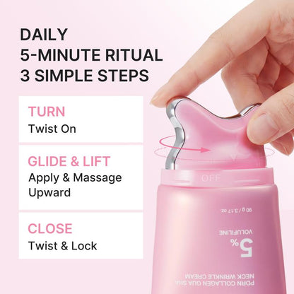 Veloriah™ SculptAura Neck & Jawline Massage Cream